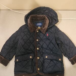Polo by Ralph Lauren Kids Black and Brown Puffer Jacket
